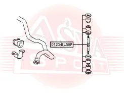 ���� ������������� �������� Toyota Corsa/Tercel EL5#/NL50 1994-1999 ASVA 0123-EL50F 0123EL50F ����