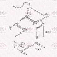 ����������� ������� ����������� ������ Hyundai Accent/Verna 99- Tatsumi TEF1629 TEF1629 ����