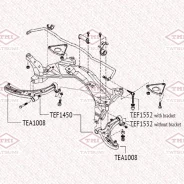 ����������� ��������� ������ ������ Nissan Almera -05 Tatsumi TEF1532 TEF1532 ����