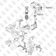 ����������� ������ Mazda 6 02- Fixar FG0315 FG0315 ����