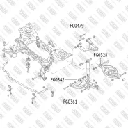 ����������� ������� ������ Nissan Pathfinder 05- Fixar FG0361 FG0361 ����