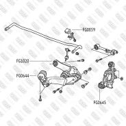����������� ������� ������� ������ ������ Haval H6 17-/ Honda CR-V 07- Fixar FG0645 FG0645 ����