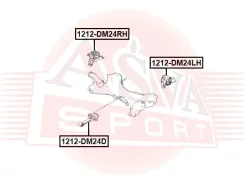 ����� ��������� Hyundai Santa FE 2012-2018 2,4 ASVA 1212-DM24LH 1212DM24LH ����