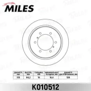 ���� ��������� ������ Mitsubishi Pajero 90-/Space GEAR 95-00 ������ D=315��. Miles K010512 K010512 ����
