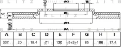 ���� ��������� ������ ������������� Ssangyong Kyron 05- Blitz BS0471 BS0471 ����