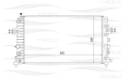 �������� ���������� OPEL Astra/Zafira 05- FREE-Z KK0163 KK0163 ����