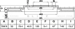 ���� ��������� �������� Nissan Maxima 94- Blitz BS0520 BS0520 ����