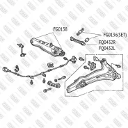����������� ������� ������� ������ Honda Civic/CR-V 91- Fixar FG0138 FG0138 ����