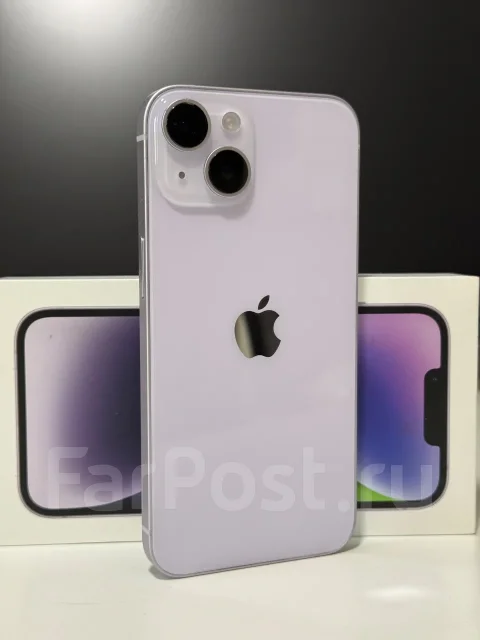 Apple iPhone 14. �/�, 128 ��, ����������, 3G, 4G LTE, 5G, Dual-SIM, NFC, ������� �������, ������������ ������� ����