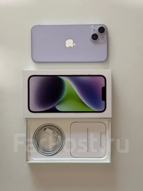 Apple iPhone 14. �/�, 128 ��, ����������, 3G, 4G LTE, 5G, Dual-SIM, NFC, ������� �������, ������������ ������� ����