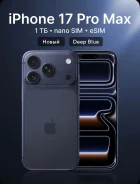 Apple iPhone 17 Pro Max. �����, 1 ��, �����, 3G, 4G LTE, 5G, Dual-SIM, ����������, NFC, ������� �������, ������������ ������� ����