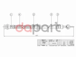 ����� ��������� �������� (�������) MMC COLT/Lancer/Libero/Mirage 94-03 LH=RH SAT STMR129882, �����/������ STMR129882 ����