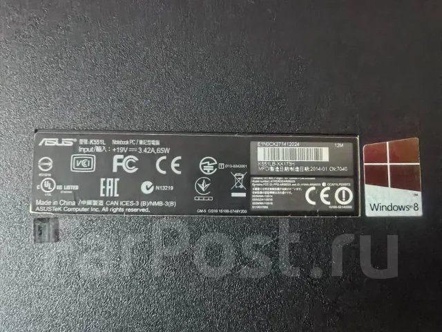 Asus. 15.6", ��� 4 ��, ���� 750���, WiFi: 1, Bluetooth: 1, ����������� �� 3��. ����