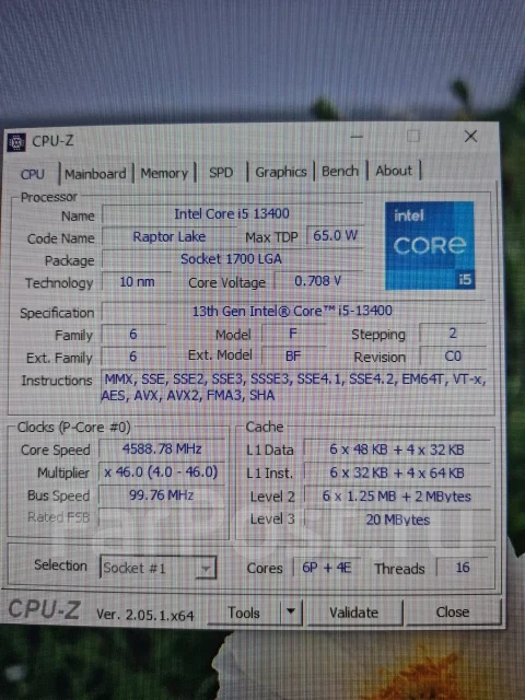 Intel Core i5-13400 ����