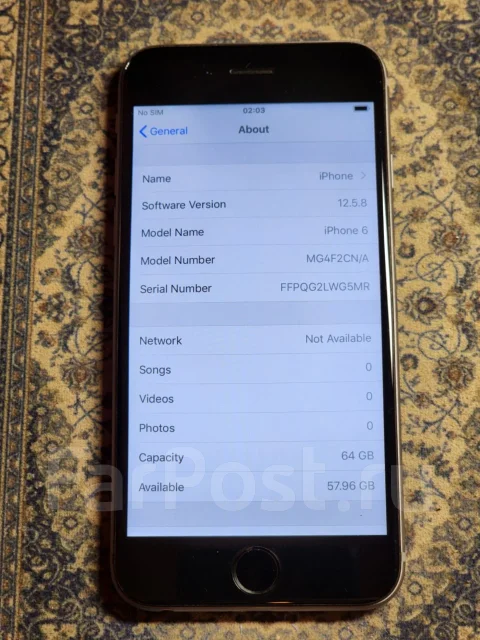 Apple iPhone 6. �/�, 64 ��, �����������, 3G, 4G LTE ����