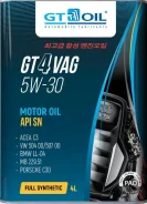 ����� GT OIL �������� 4 VAG 5W-30 SN, C3 (�����) 4� GT Oil ����