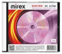 DVD+RW Mirex Brand 4X 4,7GB Slim case (1/50) ����