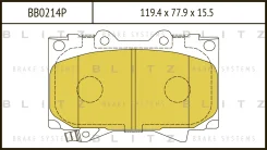 ������� ��������� �������� ����� Toyota Land Cruiser 100 98- Blitz BB0214P BB0214P ����