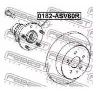 ������� ������ Toyota Camry/Hybrid ACV51/ASV5#/AVV50/GSV50 2011.08-2018.03 ����. Febest 0182ASV60R 0182ASV60R ����