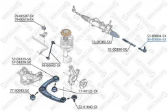 ���������� ������� (������) Peugeot 308/3008/5008 all 07/Citroen Be Stellox 5100805SX, ������ 5100805SX ����