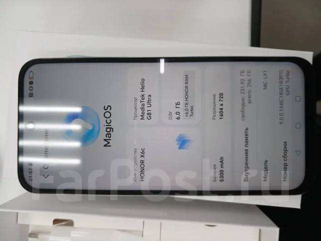 Honor X6c. �����, 256 ��, �����, 5G ����