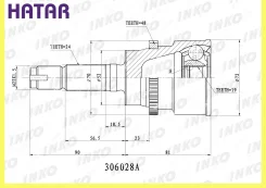 ���� ������� 2419 ABS 48 ����� ������� INKO 306028A 306028A ����