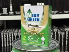 MolyGreen Premium. 0W-20, �������������, 4��. ����