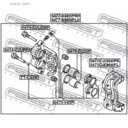 ����� ��������� ������ ��������! Mitsubishi Pajero 95-00 Febest 0477CK96WFL 0477CK96WFL ����
