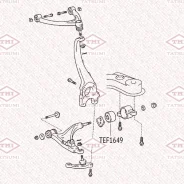����������� ��������� ������� ������ ������ Toyota Celsior 00-/ Lexus LS 00- Tatsumi TEF1649 TEF1649 ����
