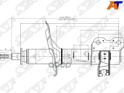 ������ ������ Nissan X-Trail 00-07 (�����) Sat ���. ST-55303-8H625, ����� ST553038H625 ����