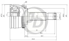 ���� �������� ABS 151545 (F0086714) JD [JCT0105A] JCT0105A ����