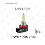 ����� H11 12V 55W PGJ19-2 Yellow Lynxauto L11155Y L11155Y ����