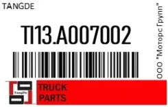 ���� Iveco Stralis ������ � ������ ������������ (H7 2��. ) c 2007 � TangDe TI13. A007002 [TD01-59-024R] TI13A007002 ����