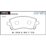 �������� ��������� ������� Advics �������� Advics SN855 SN855 ����