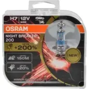 ��������� H7 55W 12V PX26D+200% Night Breaker 2 �� Osram 64210NB200-HCB 64210NB200HCB ����