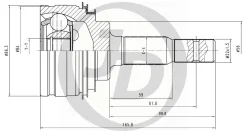 ���� ������� TO008 TO Corolla, Sprinter AE100 4/5AFE 91-95 JD JCT0044 JCT0044 ����