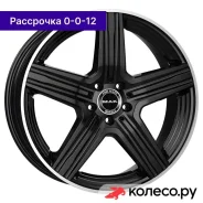 Lewis 9x18/5*112 D66.6 ET30 Gloss Black Mirror Ring