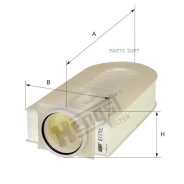 ������ ��������� Mercedes C-Class/E-Class/M-Class/S-Clas�s/SLK 01/11- Hengst Filter E1170L E1170L ����