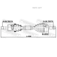 ������ � ����� ������ Skoda Rapid 2314-PVRH Febest 2314PVRH 2314PVRH ����