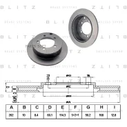 ���� ��������� Mitsubishi Lancer/Outlander/Space 95- ����. Blitz BS0305 BS0305 ����
