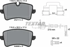 ������� ��������� ������ Textar 2521403 Audi 2521403 ����