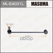������ ������������� front BMW X3 (F25) LH Masuma 75155 Masuma ���. MLE4031L, ����� �������� MLE4031L ����