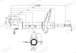 ������ ������������ ������ ����� TO Harrier/RX3# 03-, Kluger/HighLander 01- Narichin NAT1152L NAT1152L ����