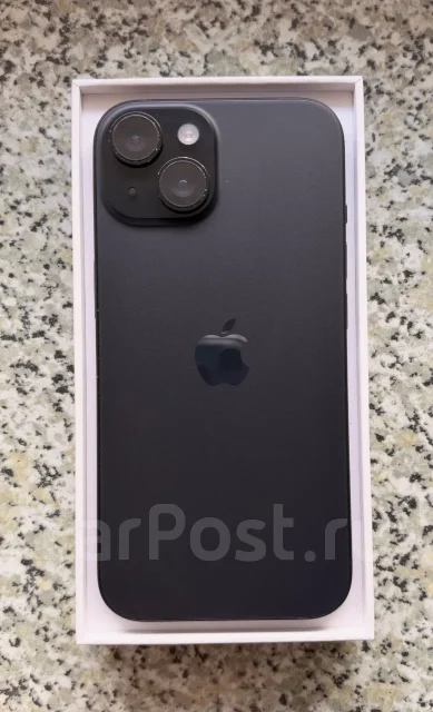 Apple iPhone 15. �/�, 128 ��, ������, 3G, 4G LTE, 5G, Dual-SIM, NFC, ������� �������, ������������ ������� ����