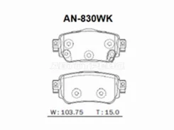 ������� ��������� Akebono AN-830WK, ������ AN830WK ����