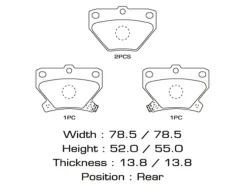 ������� ��������� ������ Toyota Celica T230 1999-2002, Celica T230 2002-2006, Corolla E120 2001-2004, Corolla E120 2004-2006, Yaris XP10 1999-2003 Mas...