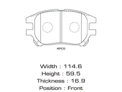 ������� ��������� �������� Lexus RX I 300 XU10 1998-2003, Toyota Harrier XU10 1997-2000, Harrier XU10 2000-2003 Masuma MS1481 MS1481 ����