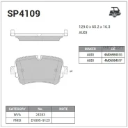 ������� ������ AUDI Q7 (4M) 2015- SP4109 Sangsin Brake SP4109 SP4109 ����