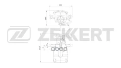 ��������� ������� ������ ������ Renault Megane III IV 08- Fluence 10- Scenic III 09- Zekkert ���. bs-8367 BS8367 ����