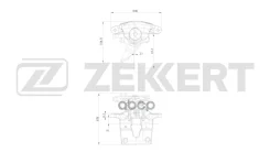 ��������� ������� ������ ����� Renault Master II 97- Zekkert ���. bs-8340 BS8340 ����